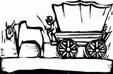 Wagon Chuck Covered Clipart Drawing Ox Western Clipartmag Paintingvalley Drawings Cliparts sketch template