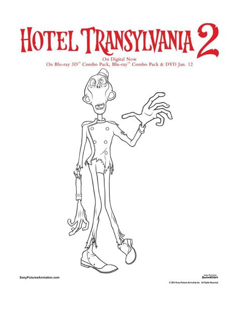 loudlyeccentric  hotel transylvania  coloring pages