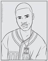 Rapper Rappers Getcolorings sketch template