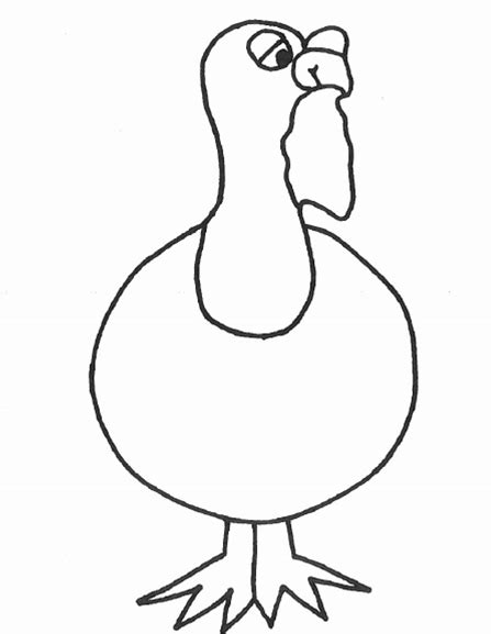 printable turkey disguise template