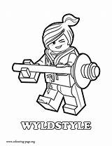 Coloring Lego Movie Fighter Pages Wyldstyle Female Good Sheet Print Colouring Wild Kleurplaat Emmet sketch template