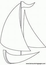 Coloring Pages Yacht Sailboat Simple Colouring Boat Color Yachts Getdrawings Print Popular Motor Library Clipart Getcolorings Printable Coloringhome Line sketch template