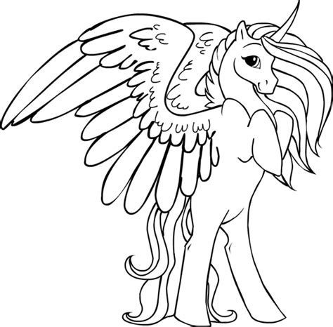 beautiful winged unicorn coloring page  printable coloring pages