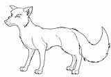 Fox Template Outline Drawing Furry Deviantart Templates Getdrawings Animal Print sketch template
