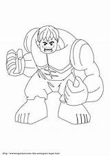 Hulk Coloring Pages Lego Incredible Smash Agents Getdrawings Getcolorings sketch template