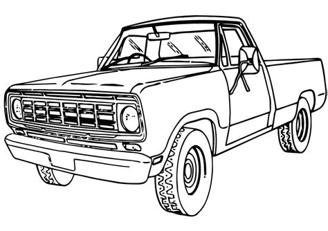 alphabet english learn ups truck coloring pages pickup truck