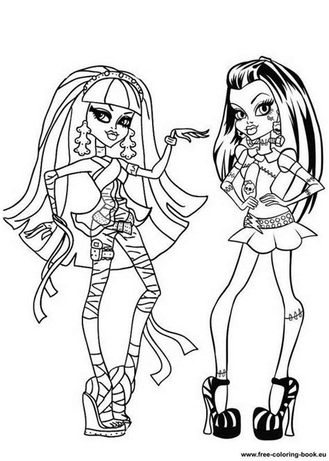 monster high characters coloring pages coloring pages monster high