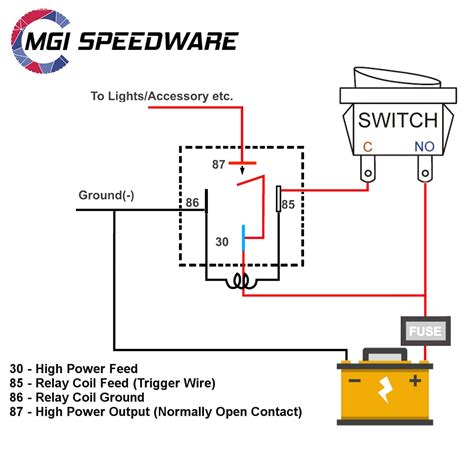 spotlight wiring diagram  pin relay wiring diagram