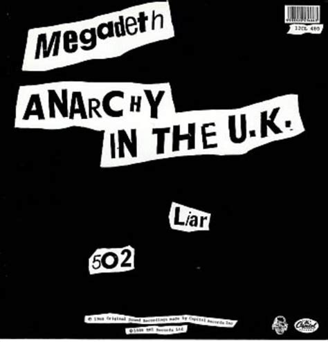 megadeth anarchy in the uk uk 12 vinyl single 12 inch record maxi single 71236