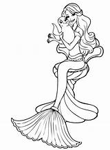 Mermaids Siren sketch template
