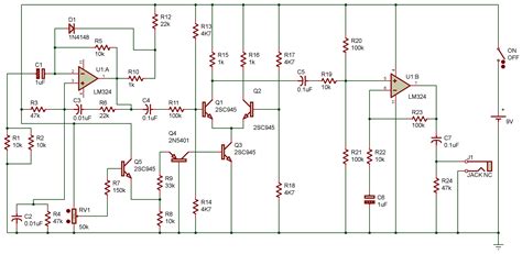 digital voltage controlled amplifier circuits