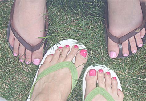 hot pink toenails flip flops hot girl hd wallpaper