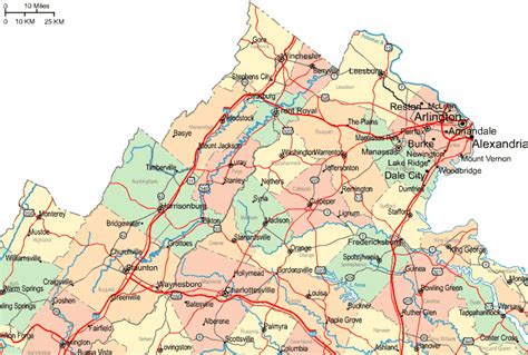 regional map  northern virginia