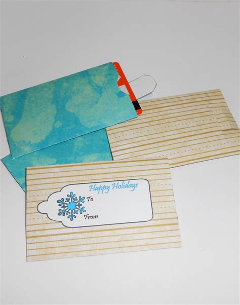 diy gift card envelopes gift card envelope  tlcreations