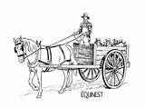 Buggy Coloring Pages Horse Amish Template Getcolorings sketch template