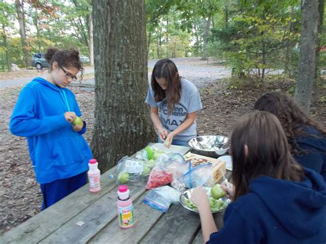 mhs girl scouts earn badges during camping trip milton hershey school