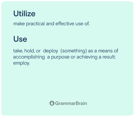 utilize differences meaning examples grammarbrain