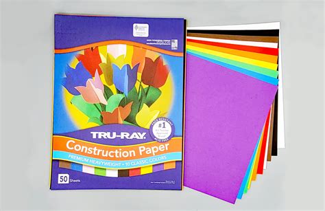 truray heavyweight construction paper  classic colors paper