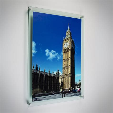 Wall Mounting Glass Look Frames