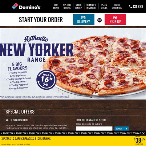 dominos buy  premiumtraditional pizza   traditionalvalue  delivery  ozbargain