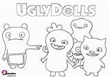 Uglydolls Pages Moxy Coloringsheet Uglydoll Minnie Wordgirl Pinky Chipettes Bubakids sketch template