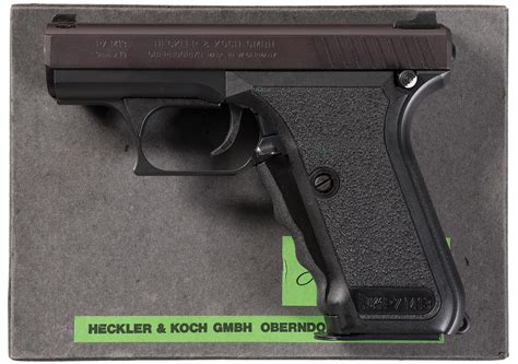 heckler koch model pm semi automatic pistol