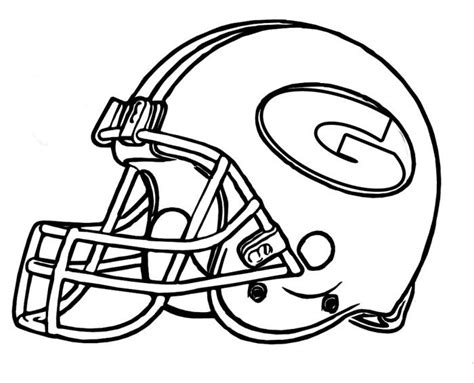 helmet green bay packers coloring pages football coloring pages