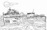 2518 Ausmalbild Submarine sketch template