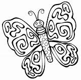 Coloring Pages Butterfly Cabbage Patch Color Clipart Moths Library sketch template