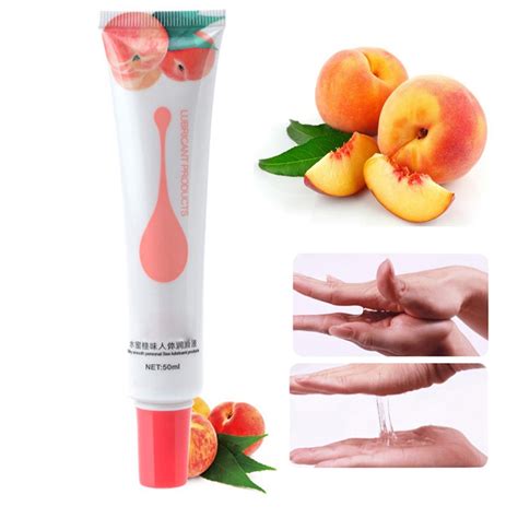 Buy Sweet Peach Flavor Oral Edible Lubricants For Anal