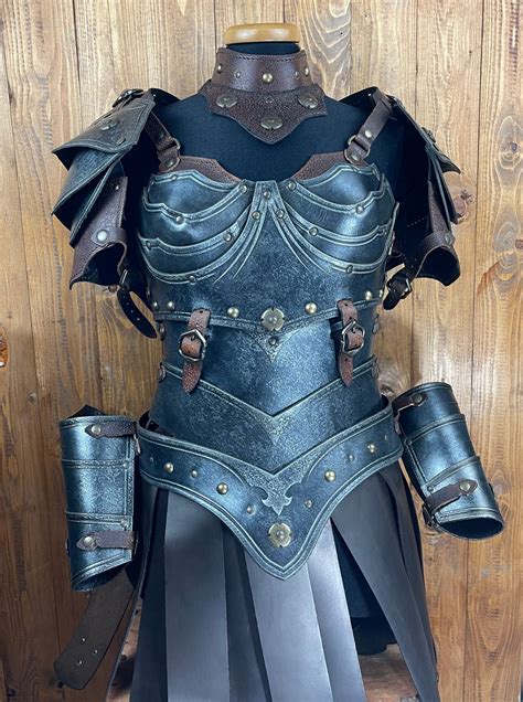 medieval lotr elven princess female armor corsettassetspauldrons