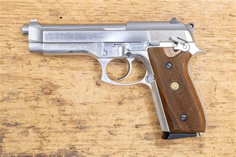 taurus pt  afs mm stainless    trade  pistol  wood