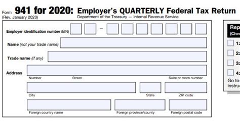 form  employers quarterly federal tax return part  business