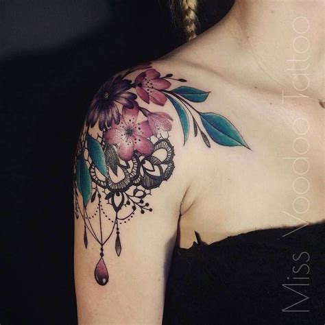 The 25 Best Lace Shoulder Tattoo Ideas On Pinterest Lace Tattoo