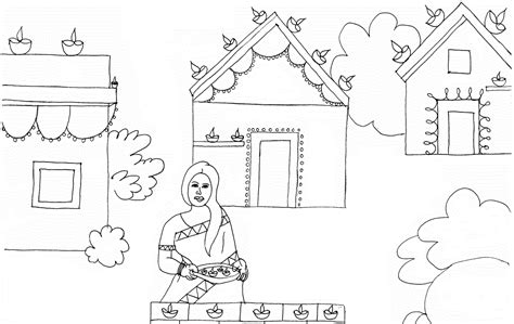diwali coloring pages  kids coloring home