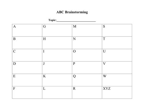 abc template  word   formats