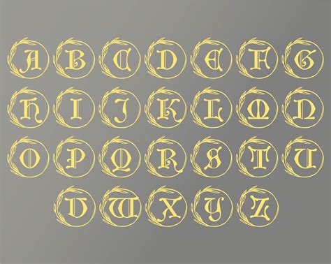 printable letters monogram      printablee