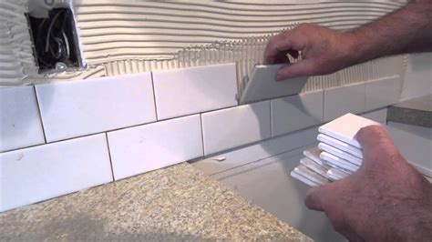 How To Install A Simple Subway Tile Kitchen Backsplash Youtube