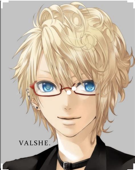 Pin By Eva On Anime Blondes Anime Guys With Glasses Anime Guys