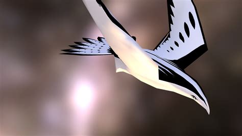 stylized falcon download free 3d model by elysseeum [769f1d6] sketchfab