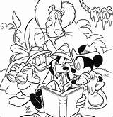 Coloring Pages Disney Jungle sketch template