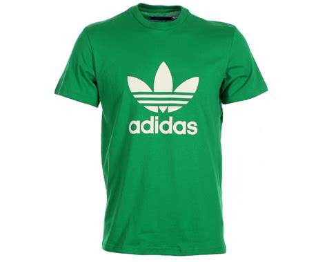 greenadidasshirt adidas trefoil greenwhite  shirt  shirt adidas shirt adidas trefoil
