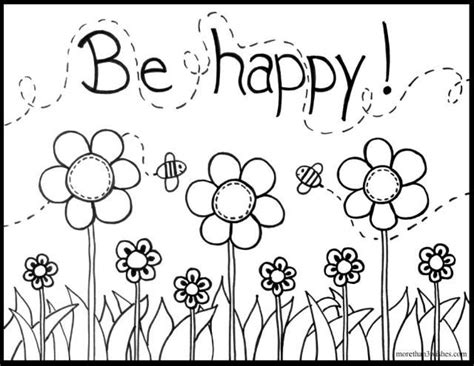 happy coloring pages printable