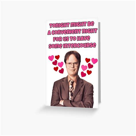The Office Valentines Day Anniversary Birthday Dwight Schrute Quote