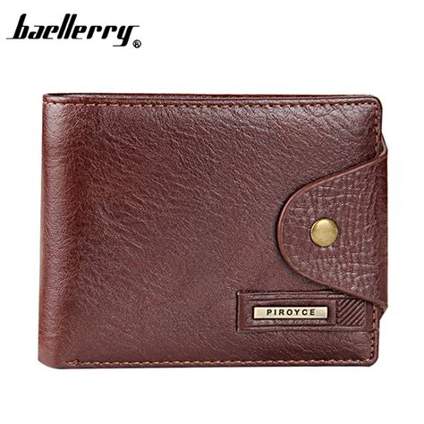 high quality genuine leather mens bifold wallets