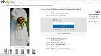 Scorned Pregnant Wife Flogs Her Wedding Dress On Ebay