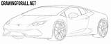 Lamborghini Huracan Drawingforall sketch template