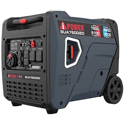 ipower portable inverter generator  dual fuel electric start rv ready epa carb
