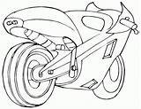 Coloring Printable Motorcycle Pages Library Clipart Popular Line sketch template