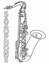Saxophone Organ sketch template